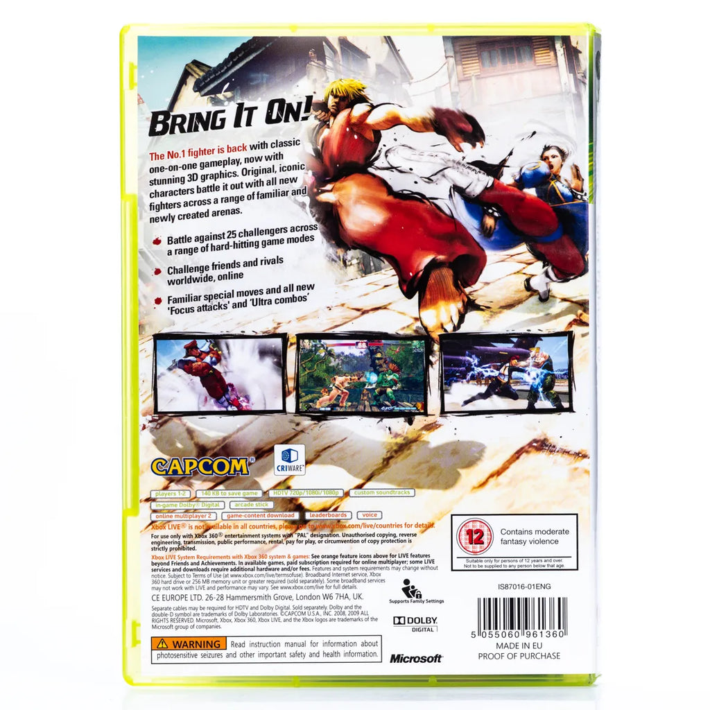 Street Fighter IV - Xbox 360