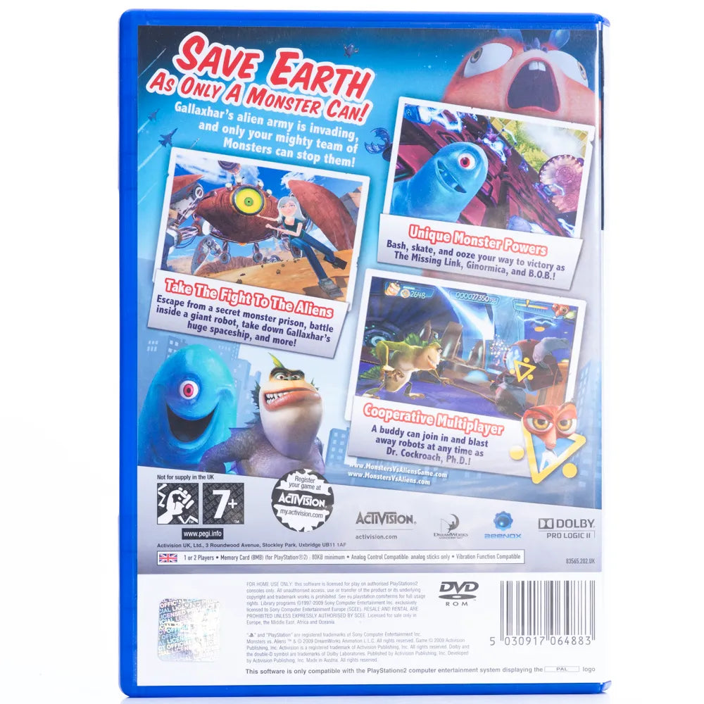 Monsters vs Aliens - PS2