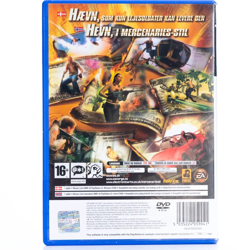 Mercenaries 2: World in Flames - PS2
