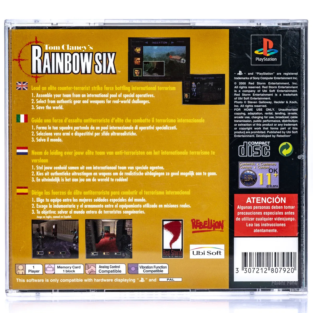 Tom Clancy's Rainbow Six - PS1