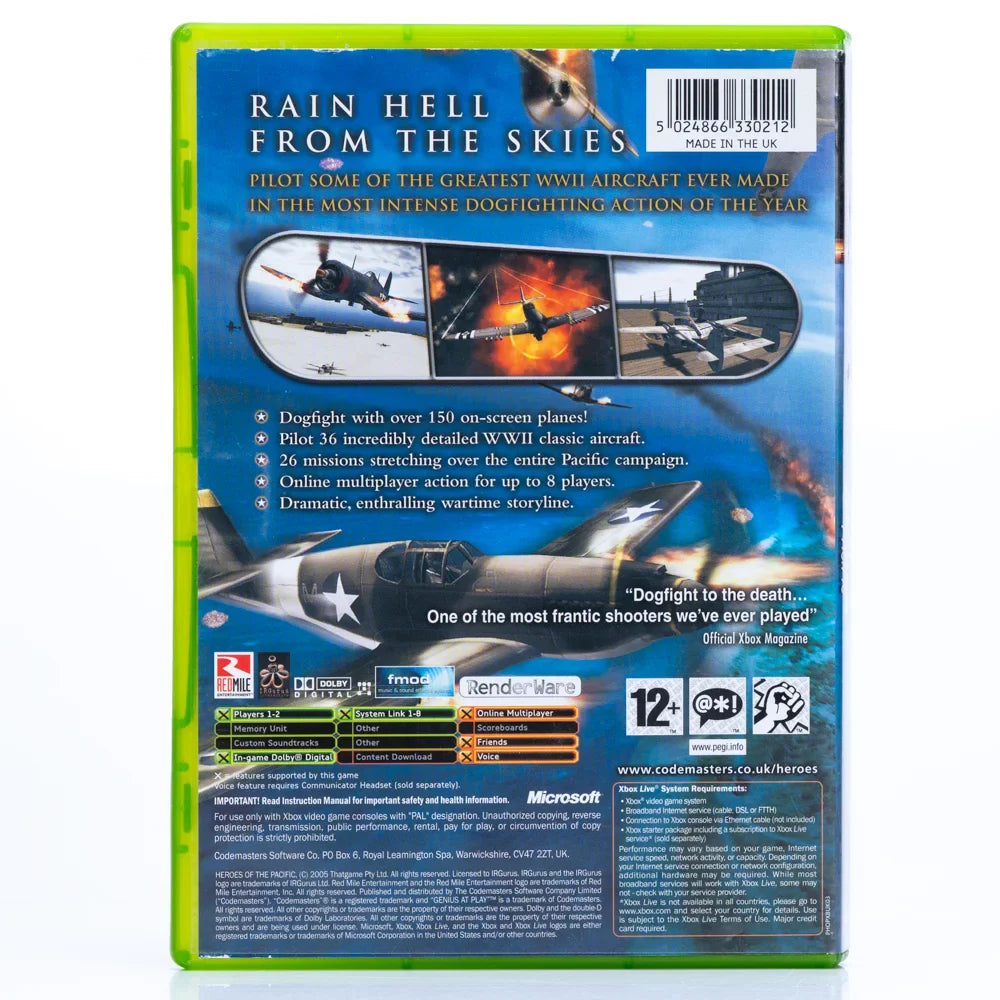 Heroes of the Pacific - Xbox