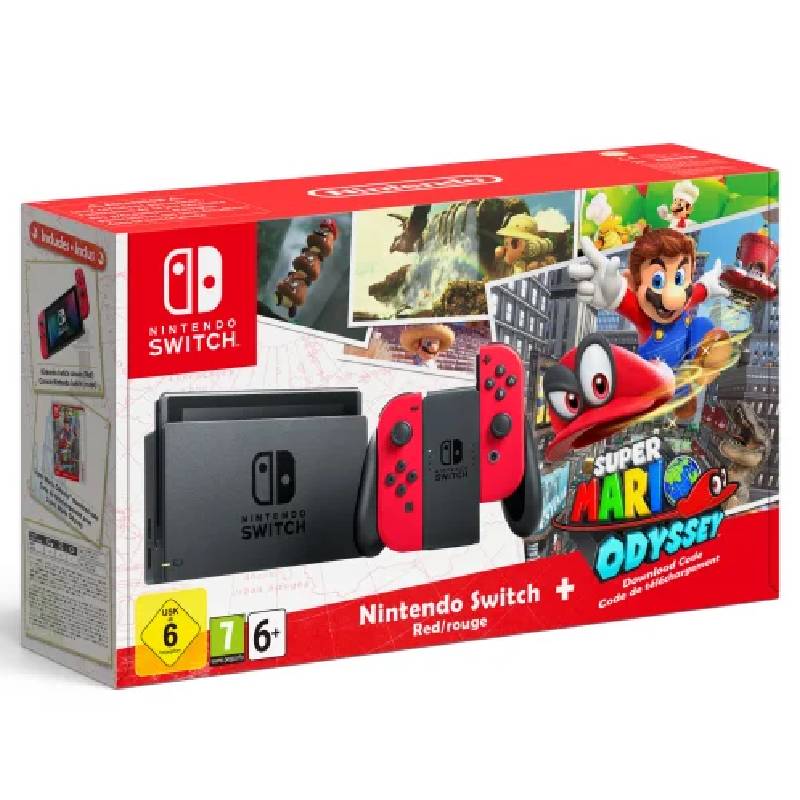 Nintendo Switch Mario Odyssey Maskin pakke