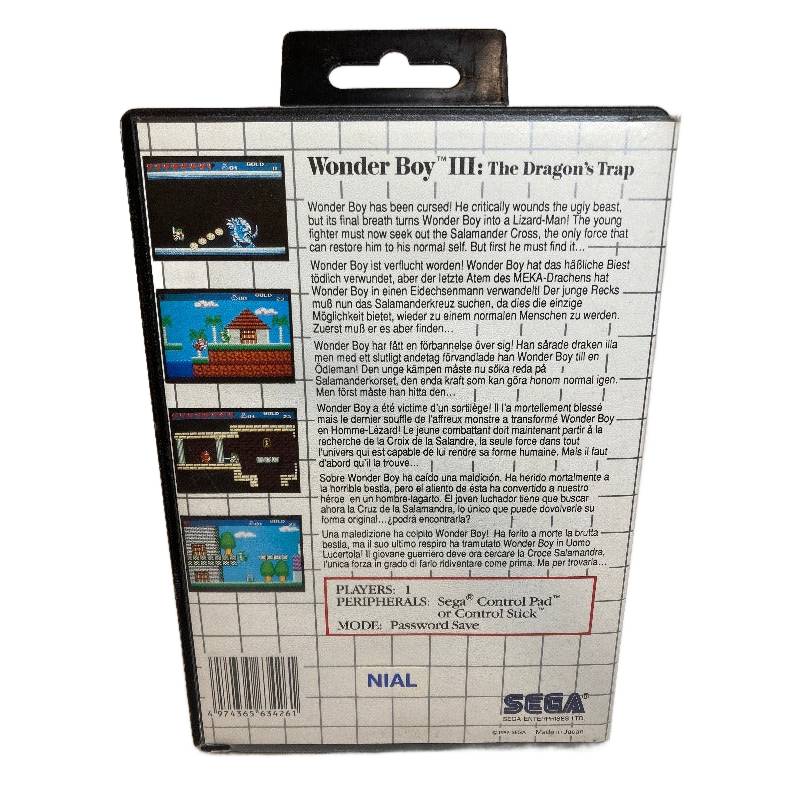 Wonder Boy III: The Dragon's Trap - Master System
