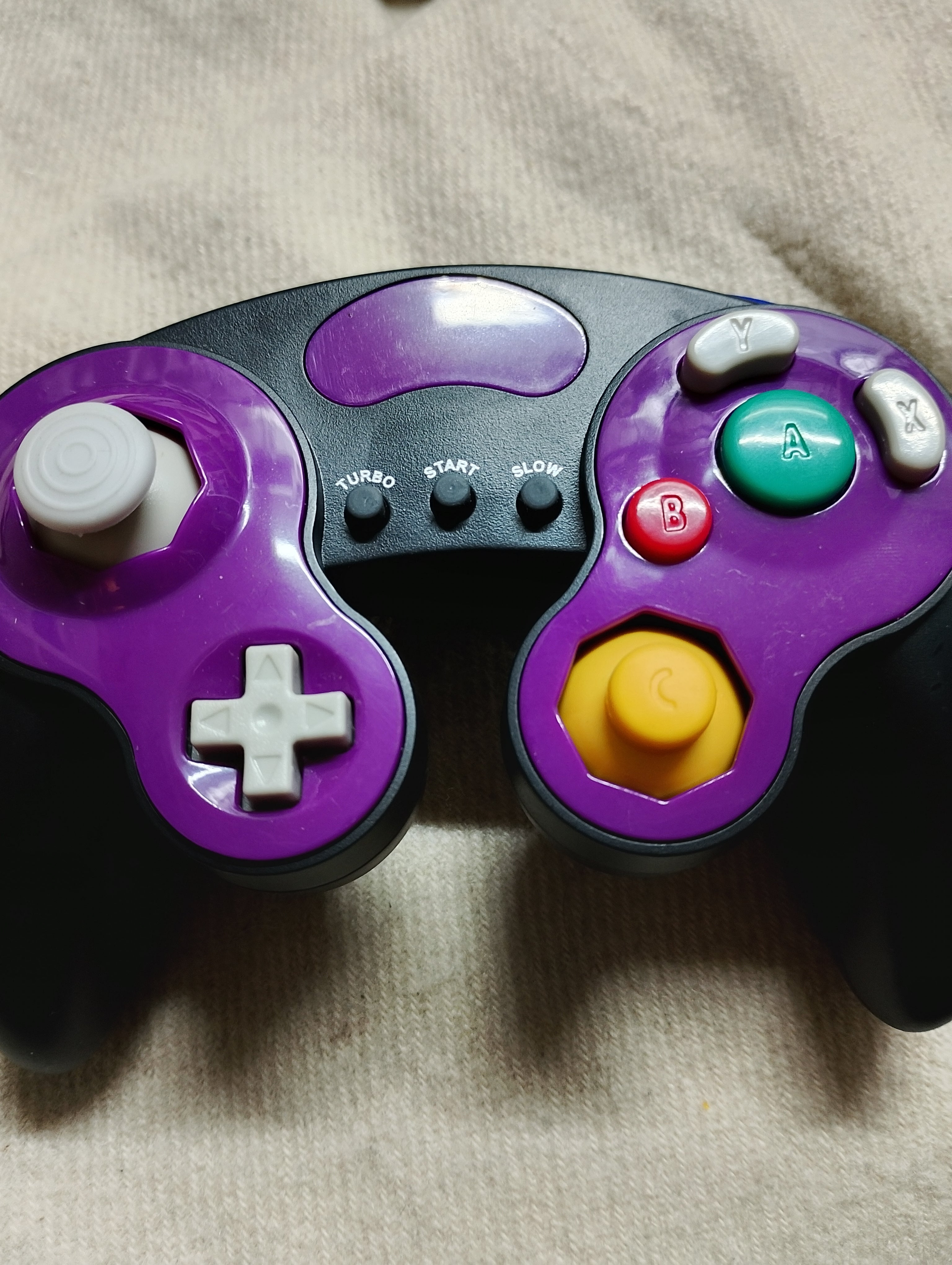 GameCube Controller Lilla/Svart (3rd Party)