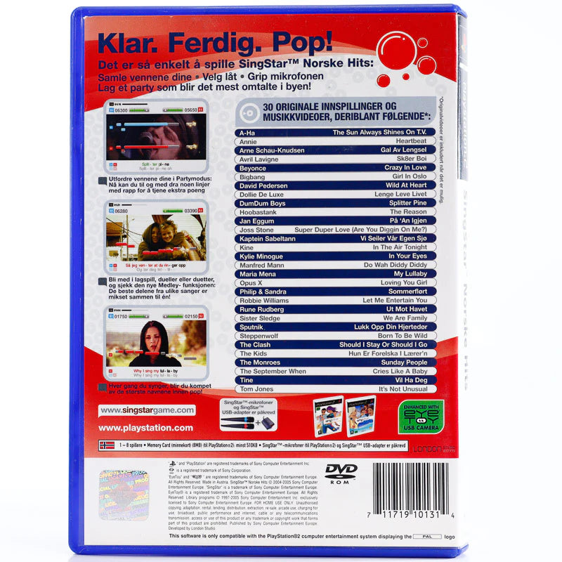 SingStar Norske Hits - Promo -PS2