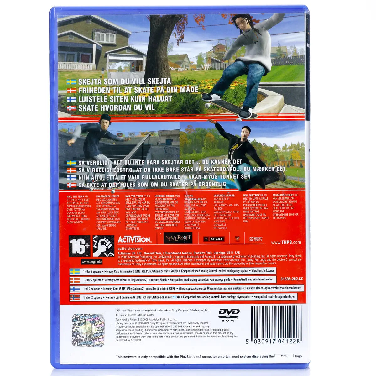 Tony Hawk's Project 8 - PS2