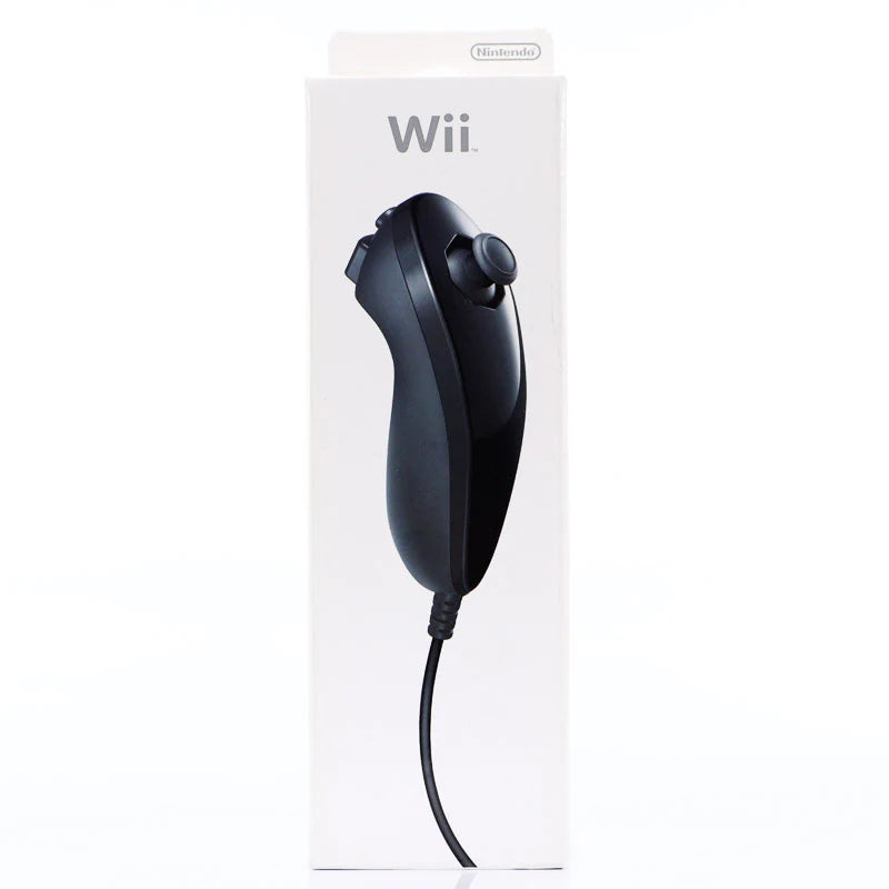 Original Nintendo Wii Black Nunchuck in Box