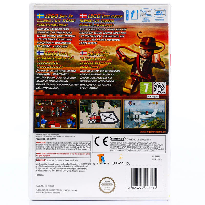 LEGO Indiana Jones 2: The Adventure Continues - Wii
