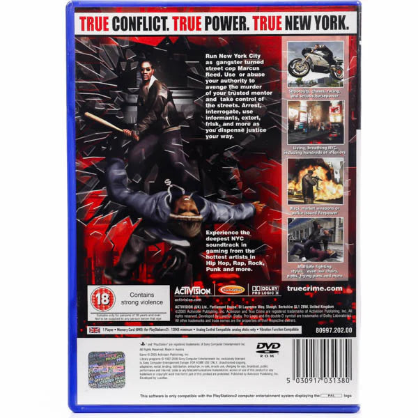 True Crime: New York City - PS2