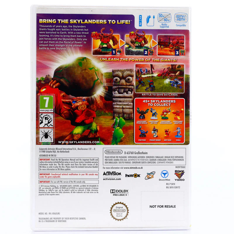 Skylanders Giants - Wii