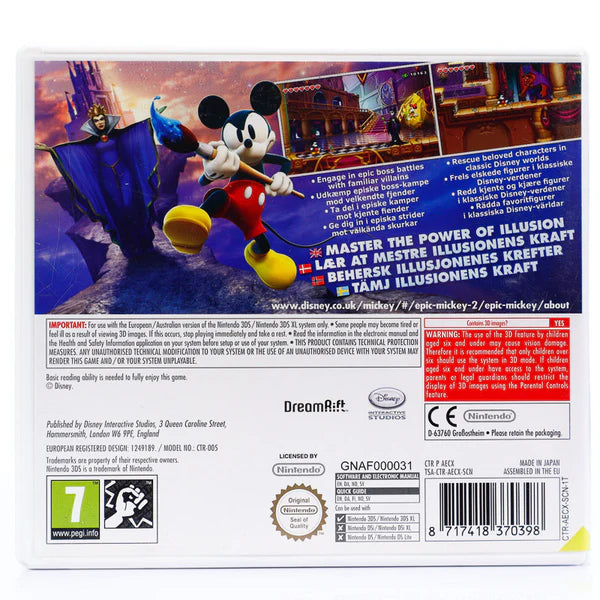 Disney Epic Mickey: Power of Illusion 3DS
