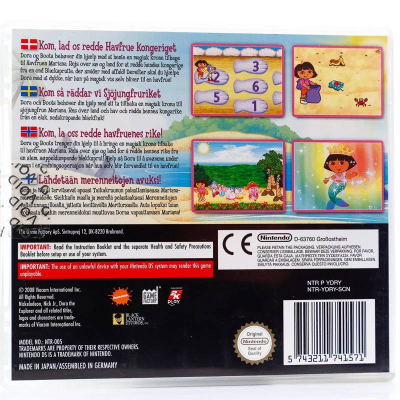 Dora the Explorer: Dora Saves the Mermaids - DS