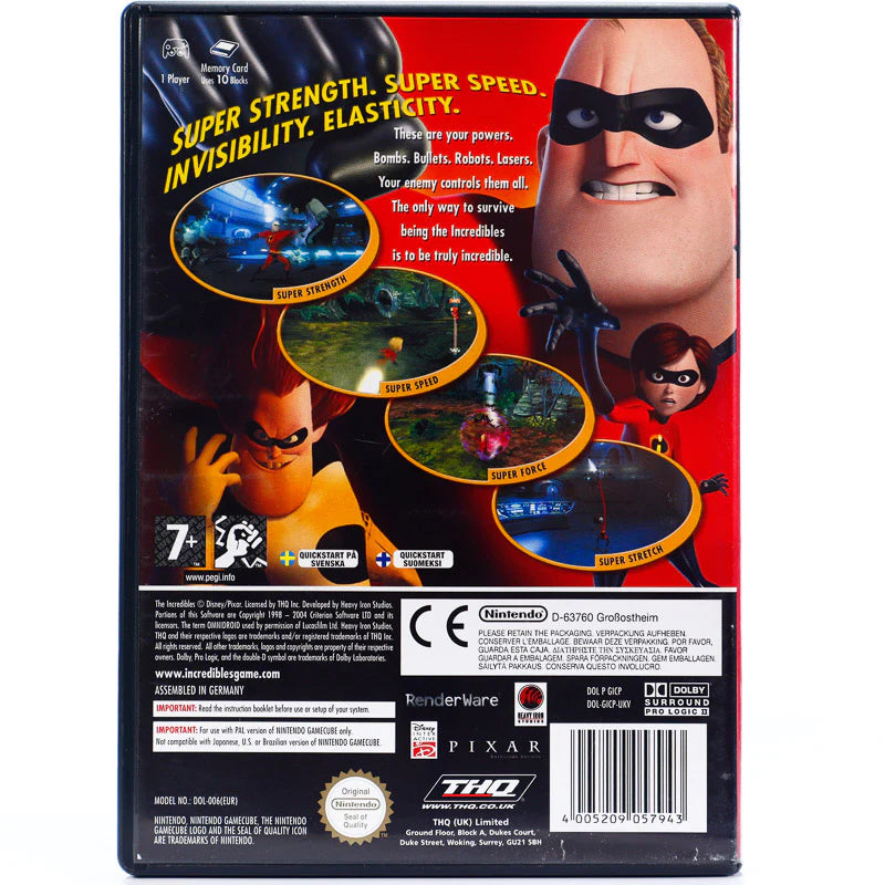 Disney The Incredibles - GameCube
