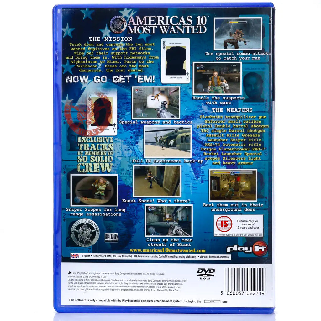Americas 10 Most Wanted - PS2