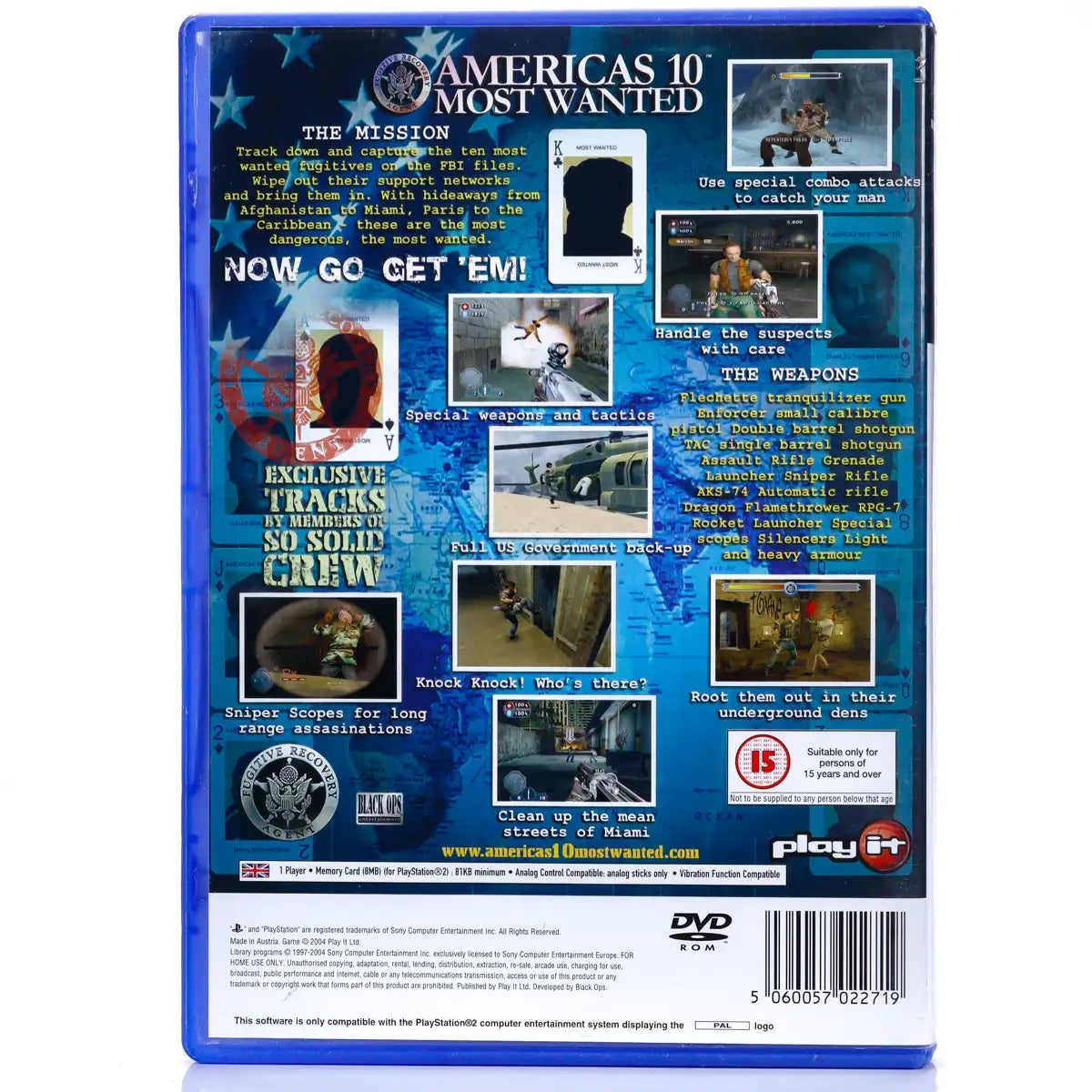 Americas 10 Most Wanted - PS2