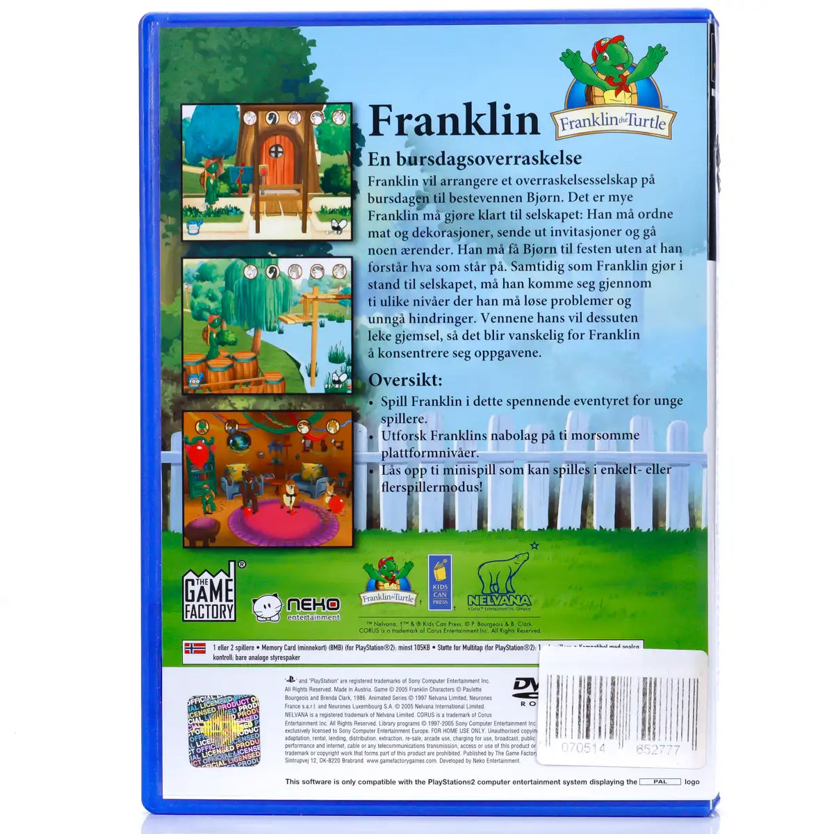 Franklin en Bursdagsoveraskelse - PS2