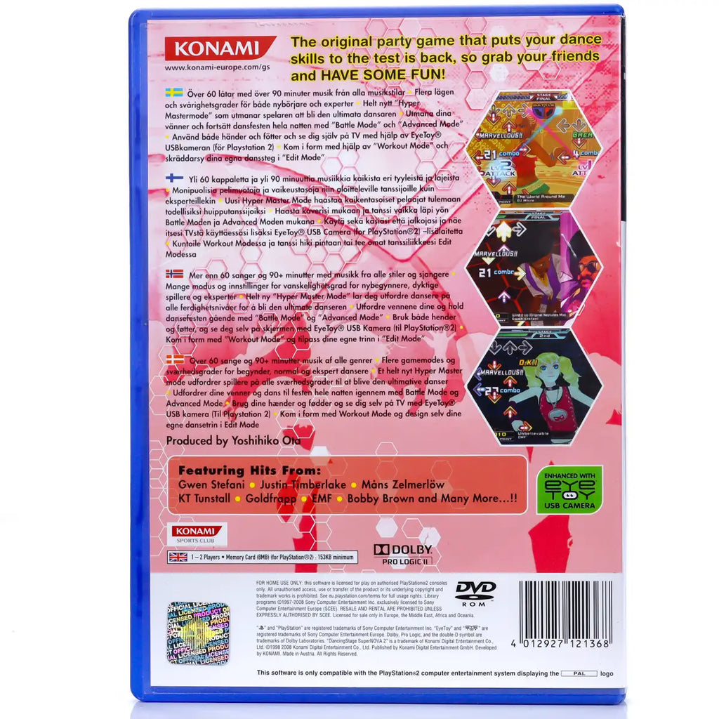 Dancing Stage Supernova 2 (CIB) - PS2