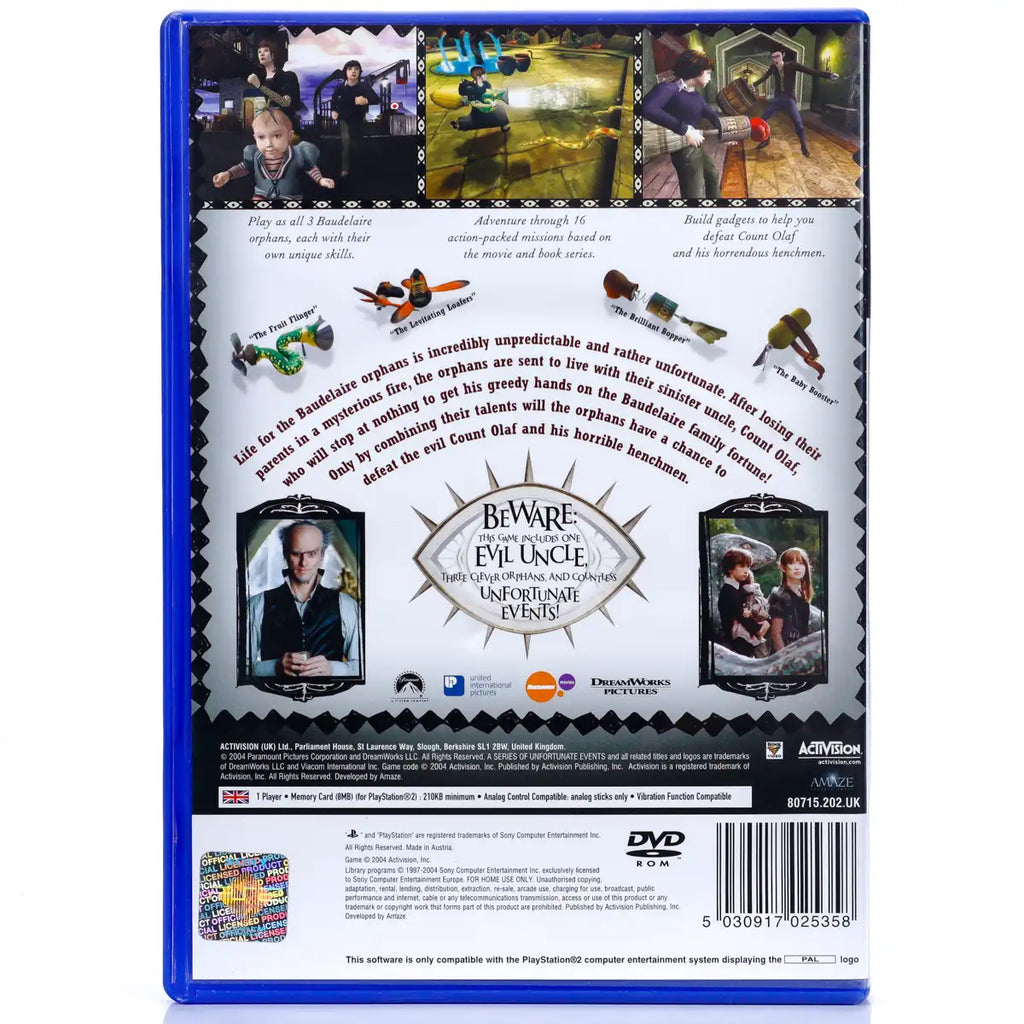 Lemony Snicket's A Series Of Unfortunate Events - PS2