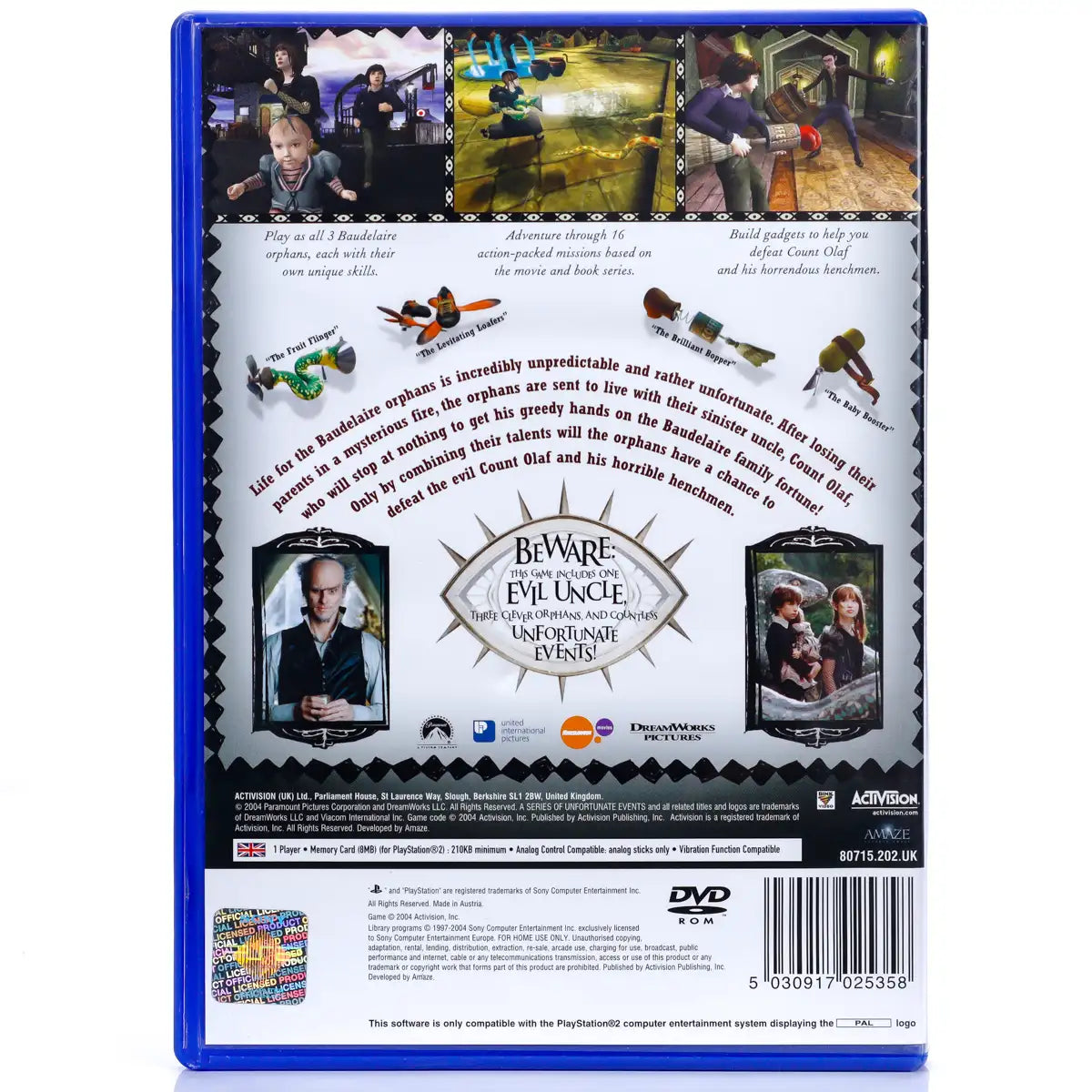 Lemony Snicket's A Series Of Unfortunate Events - PS2