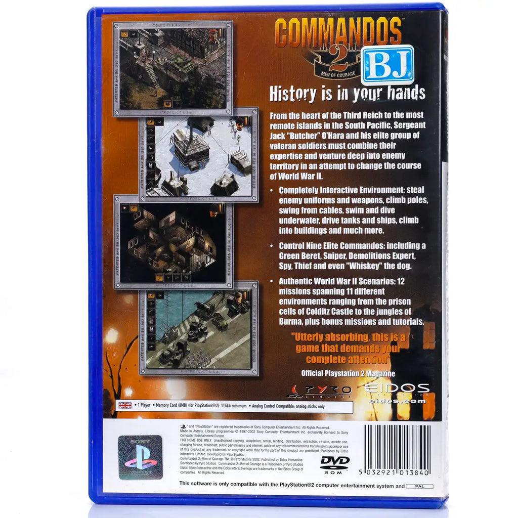 Commandos 2: Men of Courage  - PS2
