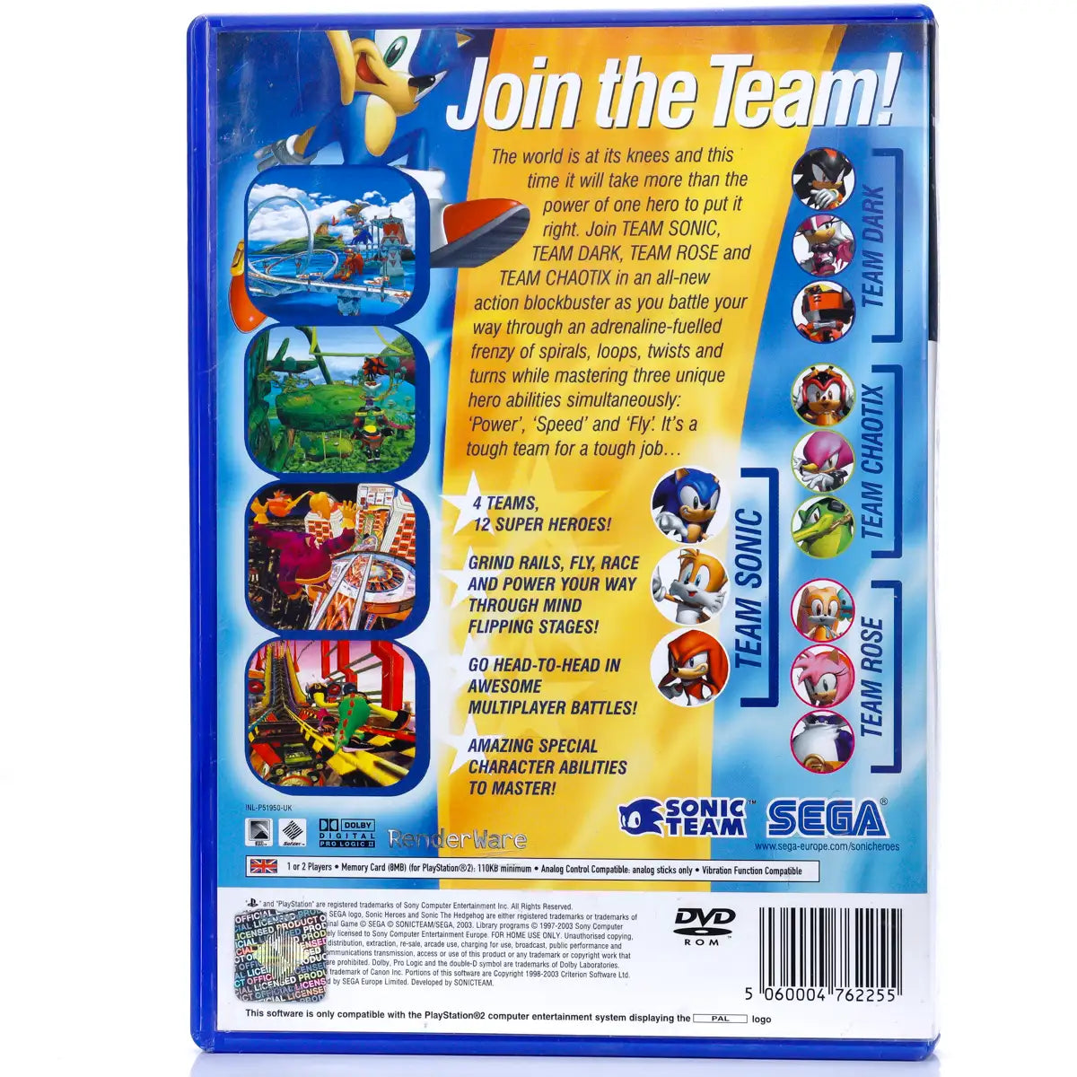 Sonic Heroes - PS2