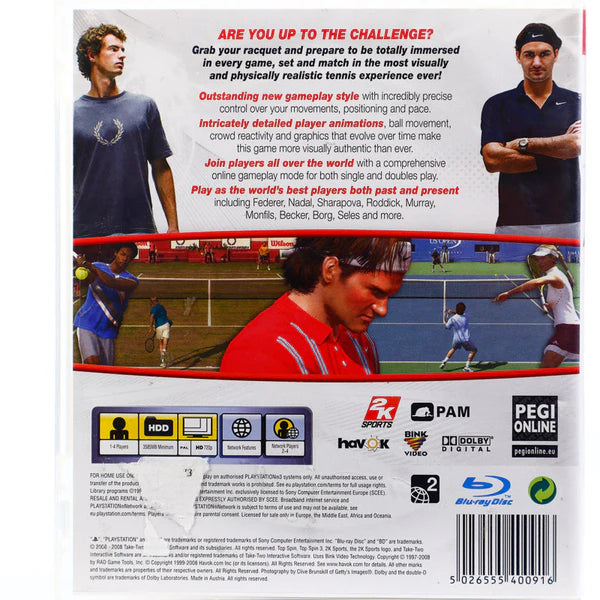 Top Spin 3 (PS3)