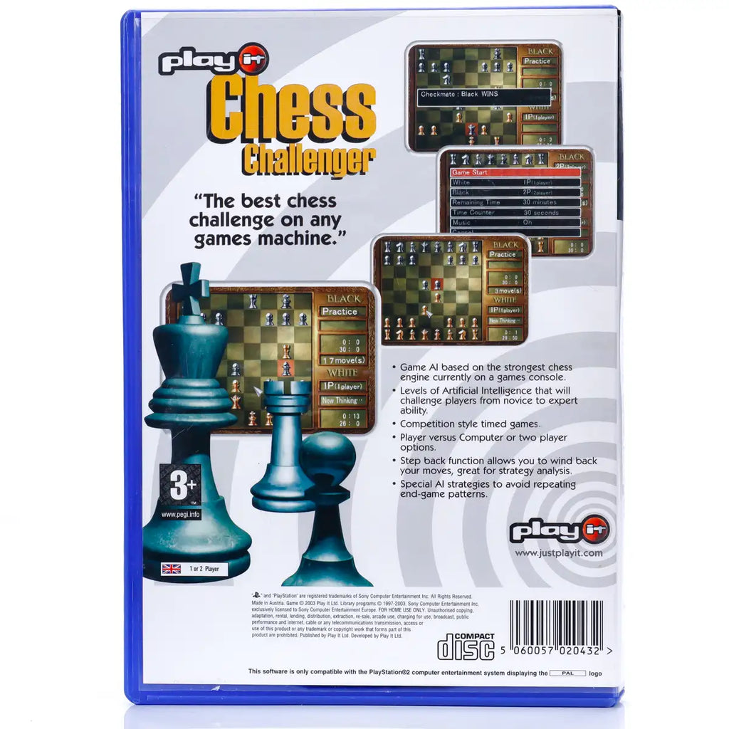Play It Chess Challenger (CIB+) - PS2