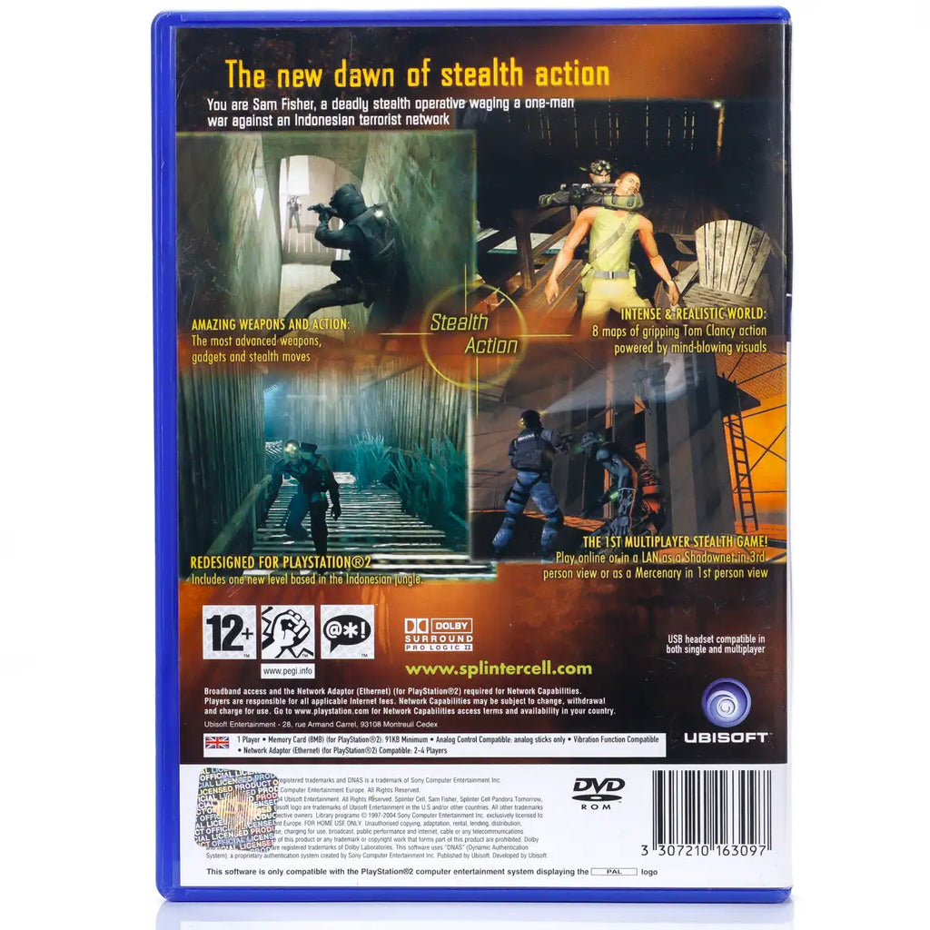 Tom Clancy's Splinter Cell: Pandora Tomorrow - PS2