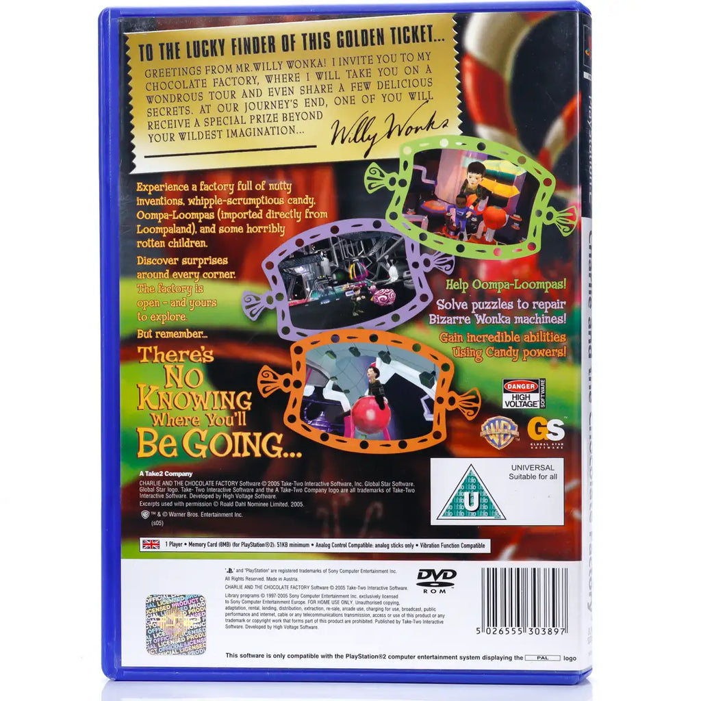 Charlie and the Chocolate Factory (CIB+) - PS2