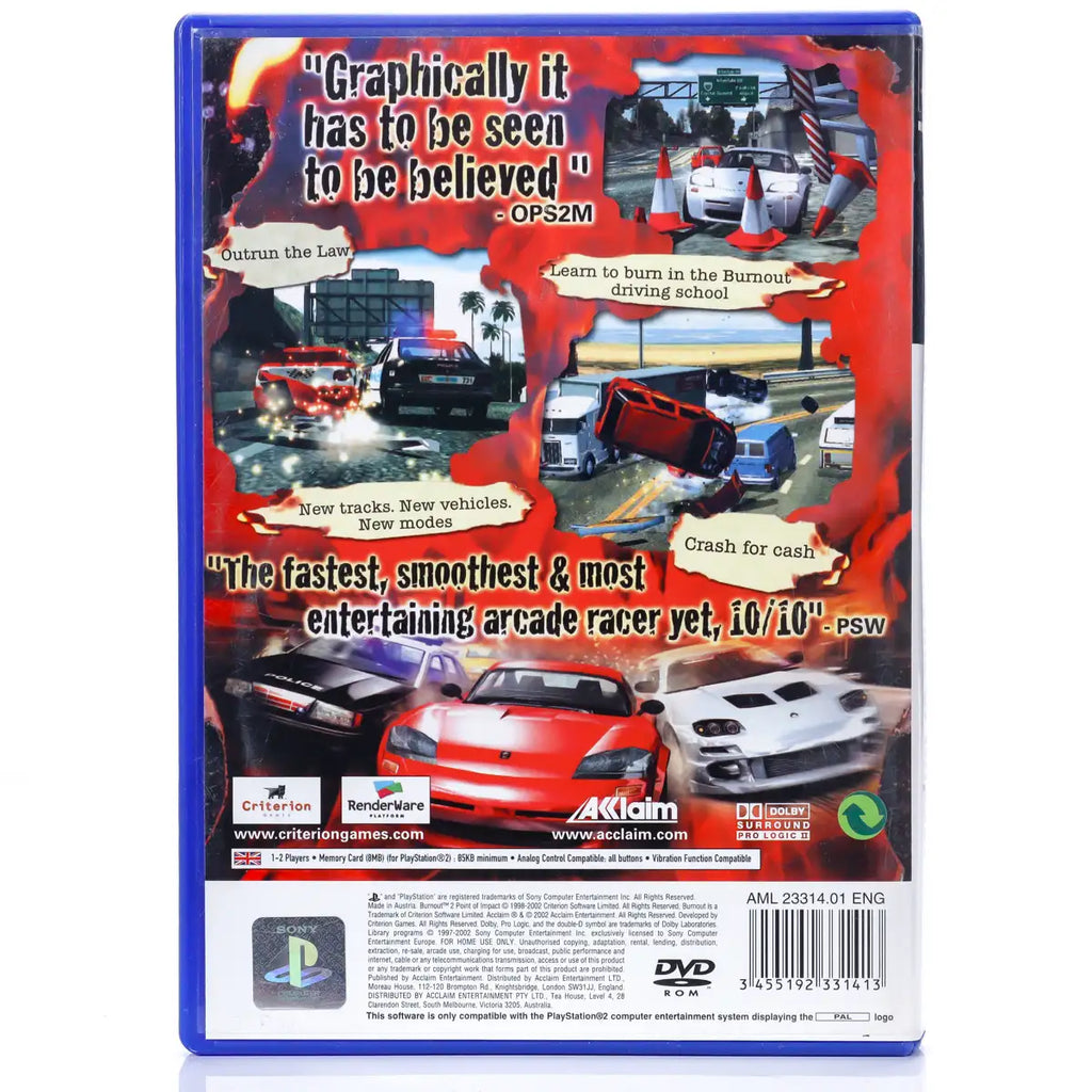 Burnout 2: Point of Impact - PS2