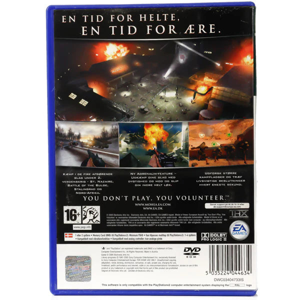 Medal of Honor: European Assault - PS2