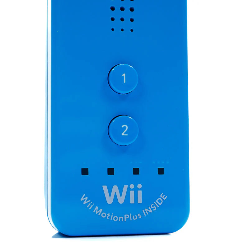 Original Nintendo Wii Motion Remote Plus (Blå / Turkis) - Wii Tilbehør