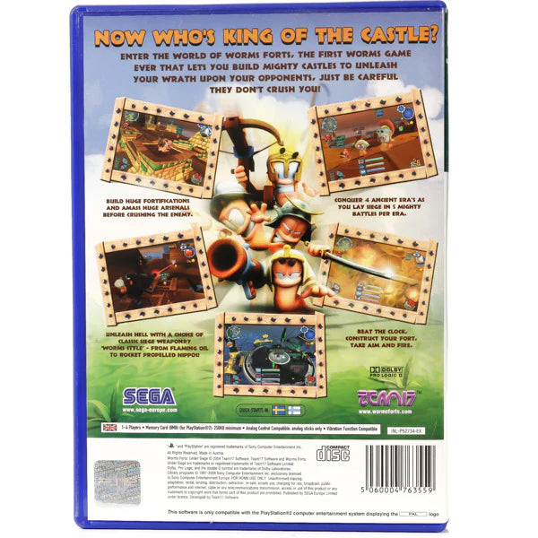 Worms Forts: Under Siege - PS2