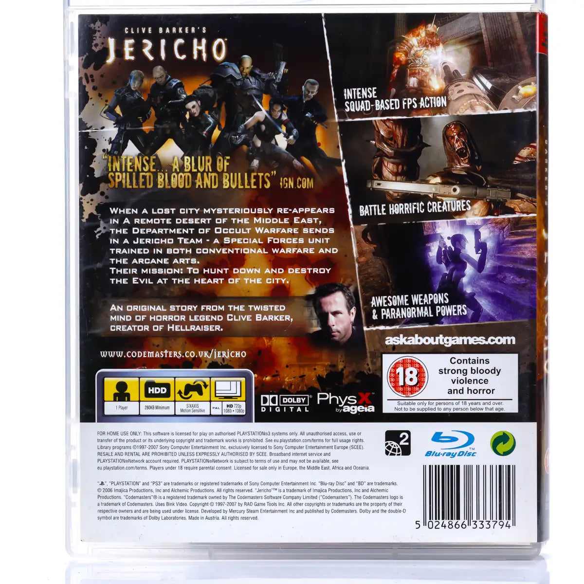 Clive Barker's Jericho