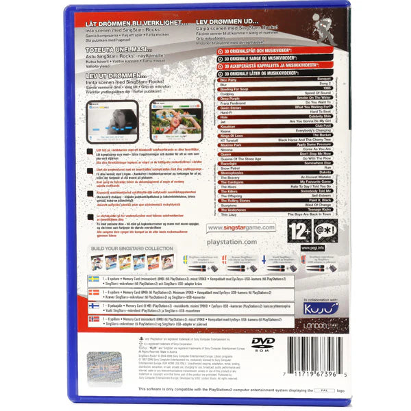 SingStar Rocks PS2