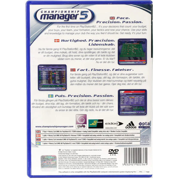 Championship Manager 5 - PS2