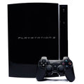 Sony PlayStation 3 Svart 40-500 gb Fat maskin Pakke / PS3