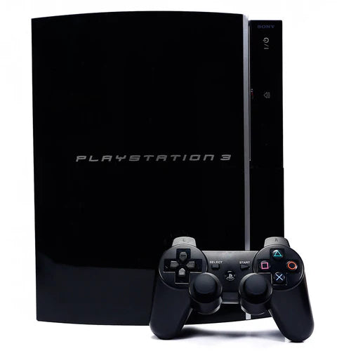 Sony PlayStation 3 Svart 40-500 gb Fat maskin Pakke / PS3