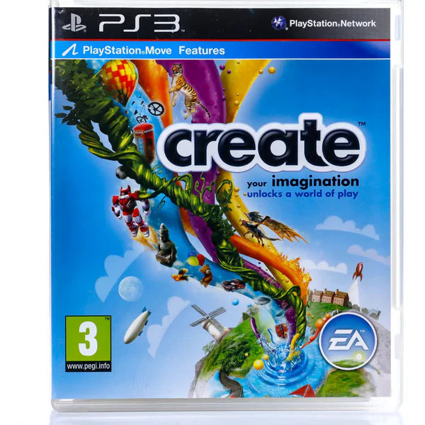 Create (støtter ps move)