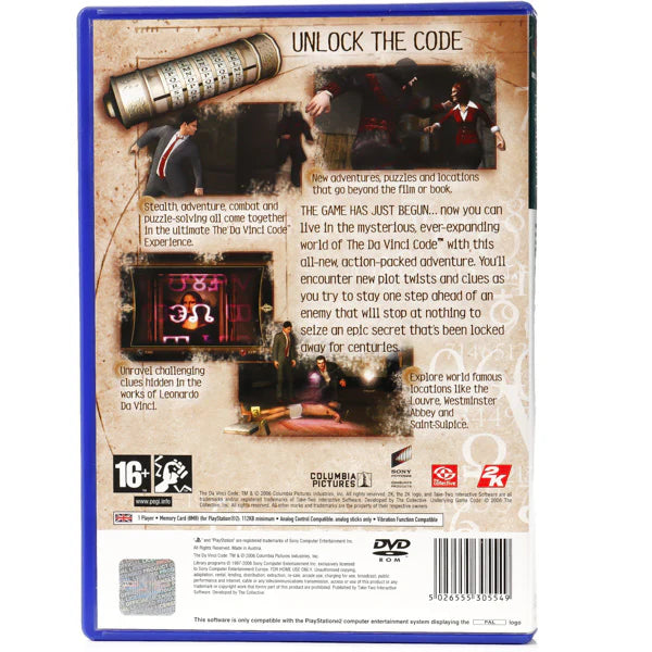The Da Vinci Code (CIB) - PS2