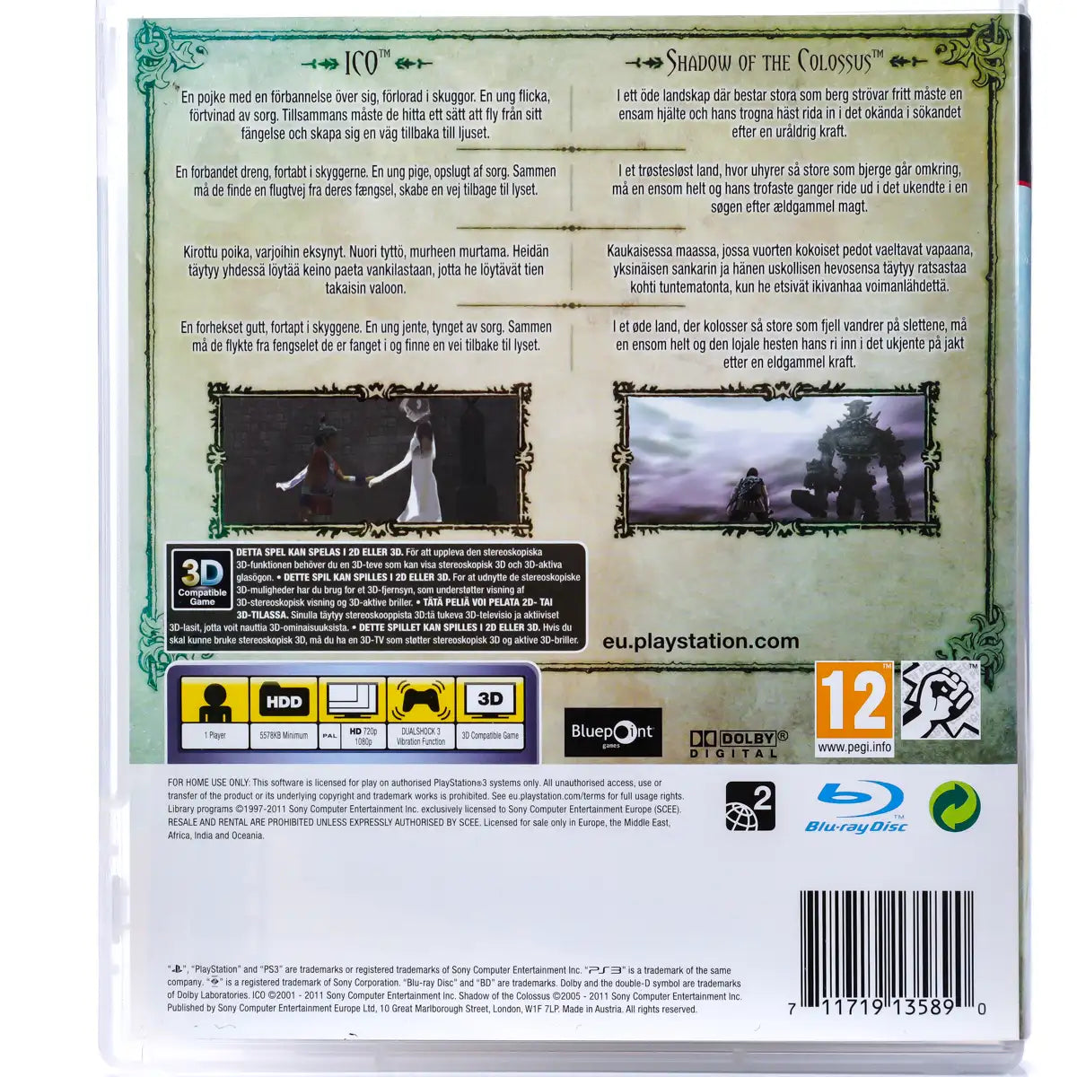 ICO and Shadow of the Colossus Classics HD