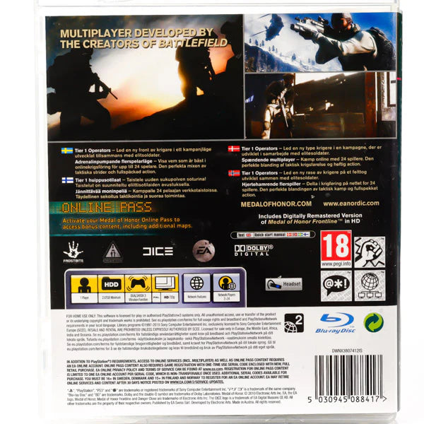 Medal of Honor (Tier 1 Edition)
