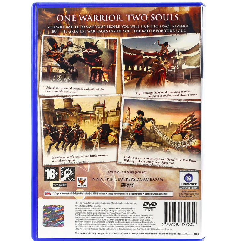 Prince of Persia: The Two Thrones - PS2