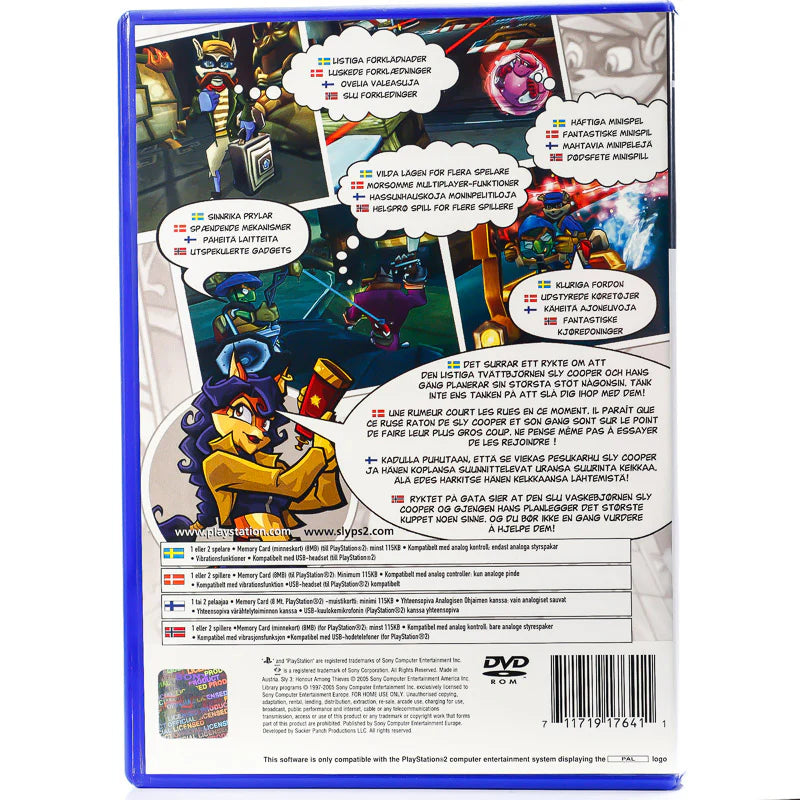 Sly 3: Honor Among Thieves (mangler manual) - PS2