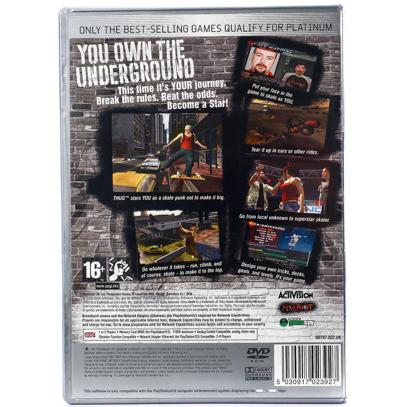 Tony Hawk's Underground - PS2