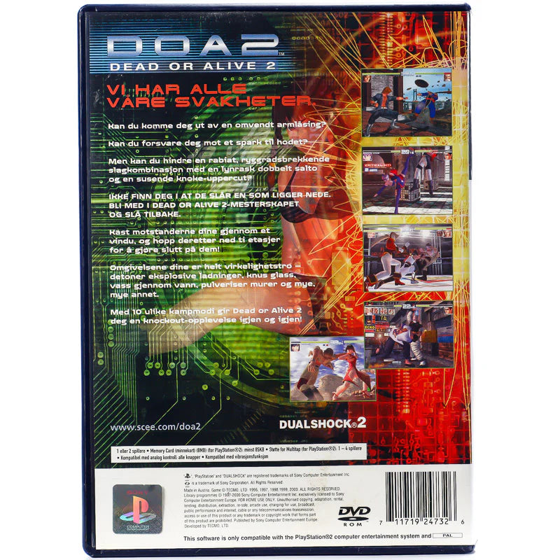 Dead or Alive 2 (CIB) - PS2