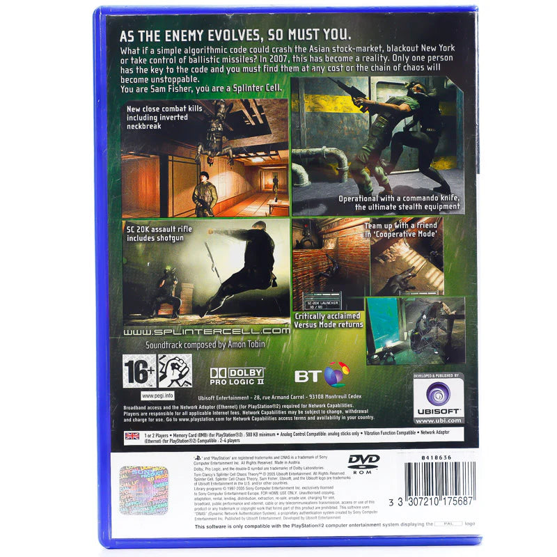 Tom Clancy's Splinter Cell: Chaos Theory - PS2