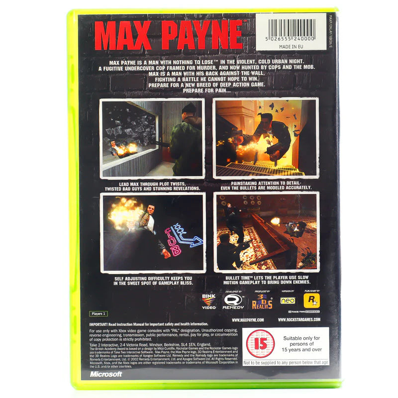Max Payne (Classic) - Xbox