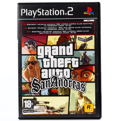 Grand Theft Auto: San Andreas (mangler manual)- PS2