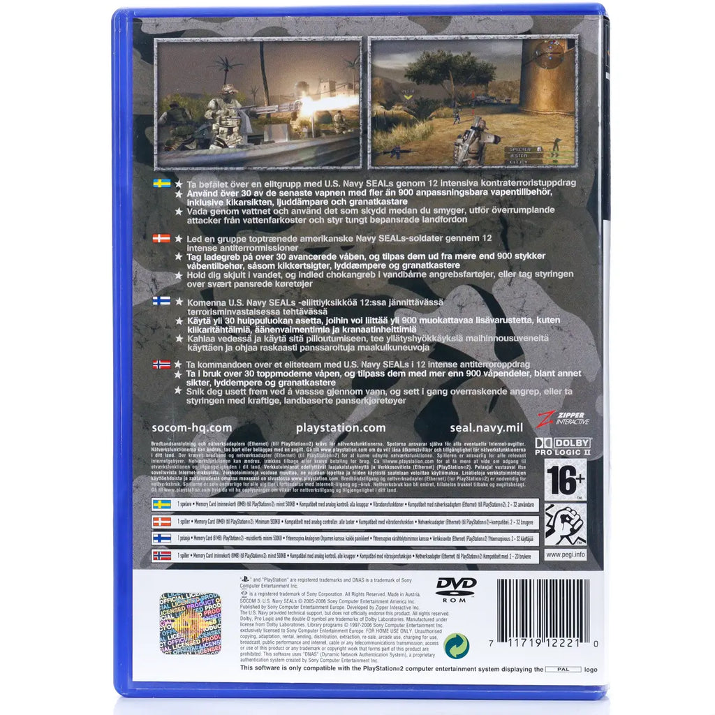 SOCOM 3: U.S. Navy SEALs - PS2